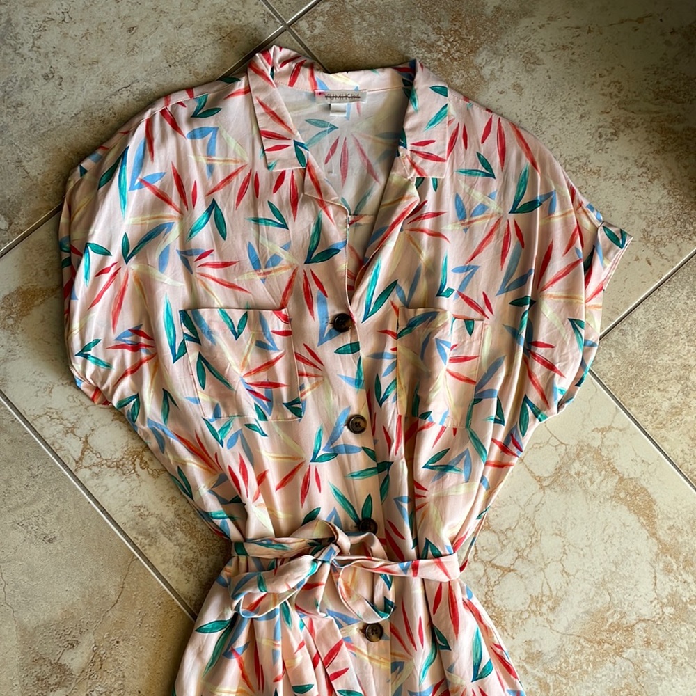 YUMI KIM NWOT Dress Button Down Soft Blush, Size XL